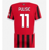 AC Milan Christian Pulisic #11 Hjemmebanetrøje Dame 2024-25 Kort ærmer