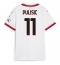 AC Milan Christian Pulisic #11 Udebanetrøje Dame 2024-25 Kort ærmer