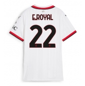 AC Milan Emerson Royal #22 Udebanetrøje Dame 2024-25 Kort ærmer