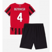 AC Milan Ismael Bennacer #4 Hjemmebanetrøje Børn 2024-25 Kort ærmer (+ bukser)