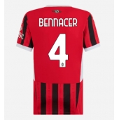 AC Milan Ismael Bennacer #4 Hjemmebanetrøje Dame 2024-25 Kort ærmer