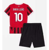 AC Milan Rafael Leao #10 Hjemmebanetrøje Børn 2024-25 Kort ærmer (+ bukser)