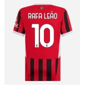 AC Milan Rafael Leao #10 Hjemmebanetrøje Dame 2024-25 Kort ærmer