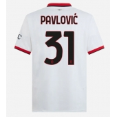 AC Milan Strahinja Pavlovic #31 Udebanetrøje 2024-25 Kort ærmer