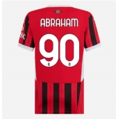 AC Milan Tammy Abraham #90 Hjemmebanetrøje Dame 2024-25 Kort ærmer