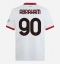 AC Milan Tammy Abraham #90 Udebanetrøje 2024-25 Kort ærmer