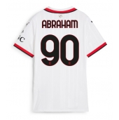 AC Milan Tammy Abraham #90 Udebanetrøje Dame 2024-25 Kort ærmer