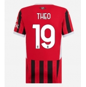 AC Milan Theo Hernandez #19 Hjemmebanetrøje Dame 2024-25 Kort ærmer