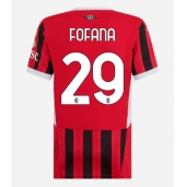 AC Milan Youssouf Fofana #29 Hjemmebanetrøje Dame 2024-25 Kort ærmer