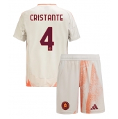 AS Roma Bryan Cristante #4 Udebanetrøje Børn 2024-25 Kort ærmer (+ bukser)