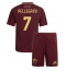 AS Roma Lorenzo Pellegrini #7 Hjemmebanetrøje Børn 2024-25 Kort ærmer (+ bukser)