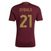 AS Roma Paulo Dybala #21 Hjemmebanetrøje 2024-25 Kort ærmer