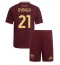 AS Roma Paulo Dybala #21 Hjemmebanetrøje Børn 2024-25 Kort ærmer (+ bukser)