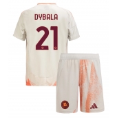 AS Roma Paulo Dybala #21 Udebanetrøje Børn 2024-25 Kort ærmer (+ bukser)