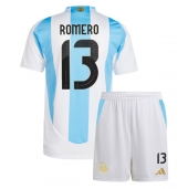 Argentina Cristian Romero #13 Hjemmebanetrøje Børn Copa America 2024 Kort ærmer (+ bukser)