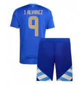 Argentina Julian Alvarez #9 Udebanetrøje Børn Copa America 2024 Kort ærmer (+ bukser)