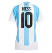 Argentina Lionel Messi #10 Hjemmebanetrøje Dame Copa America 2024 Kort ærmer