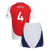 Arsenal Ben White #4 Hjemmebanetrøje Børn 2024-25 Kort ærmer (+ bukser)