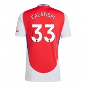 Arsenal Riccardo Calafiori #33 Hjemmebanetrøje 2024-25 Kort ærmer