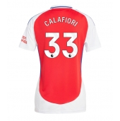 Arsenal Riccardo Calafiori #33 Hjemmebanetrøje Dame 2024-25 Kort ærmer