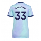 Arsenal Riccardo Calafiori #33 Tredje trøje Dame 2024-25 Kort ærmer