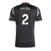 Arsenal William Saliba #2 Udebanetrøje 2024-25 Kort ærmer