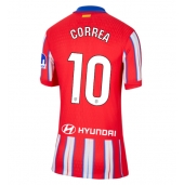 Atletico Madrid Angel Correa #10 Hjemmebanetrøje Dame 2024-25 Kort ærmer