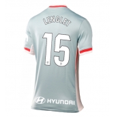 Atletico Madrid Clement Lenglet #15 Udebanetrøje Dame 2024-25 Kort ærmer