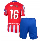 Atletico Madrid Nahuel Molina #16 Hjemmebanetrøje Børn 2024-25 Kort ærmer (+ bukser)