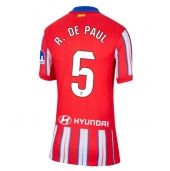 Atletico Madrid Rodrigo De Paul #5 Hjemmebanetrøje Dame 2024-25 Kort ærmer