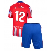 Atletico Madrid Samuel Lino #12 Hjemmebanetrøje Børn 2024-25 Kort ærmer (+ bukser)