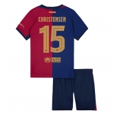 Barcelona Andreas Christensen #15 Hjemmebanetrøje Børn 2024-25 Kort ærmer (+ bukser)