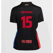 Barcelona Andreas Christensen #15 Udebanetrøje Dame 2024-25 Kort ærmer