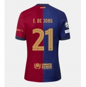 Barcelona Frenkie de Jong #21 Hjemmebanetrøje 2024-25 Kort ærmer