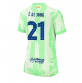 Barcelona Frenkie de Jong #21 Tredje trøje Dame 2024-25 Kort ærmer