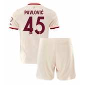 Bayern Munich Aleksandar Pavlovic #45 Tredje trøje Børn 2024-25 Kort ærmer (+ bukser)