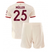 Bayern Munich Thomas Muller #25 Tredje trøje Børn 2024-25 Kort ærmer (+ bukser)