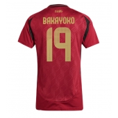 Belgien Johan Bakayoko #19 Hjemmebanetrøje Dame EM 2024 Kort ærmer