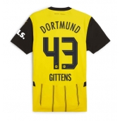 Borussia Dortmund Jamie Bynoe-Gittens #43 Hjemmebanetrøje 2024-25 Kort ærmer