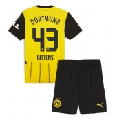 Borussia Dortmund Jamie Bynoe-Gittens #43 Hjemmebanetrøje Børn 2024-25 Kort ærmer (+ bukser)