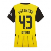 Borussia Dortmund Jamie Bynoe-Gittens #43 Hjemmebanetrøje Dame 2024-25 Kort ærmer