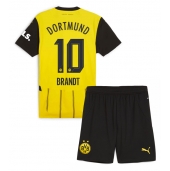 Borussia Dortmund Julian Brandt #10 Hjemmebanetrøje Børn 2024-25 Kort ærmer (+ bukser)