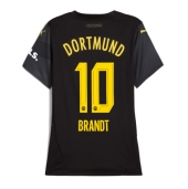 Borussia Dortmund Julian Brandt #10 Udebanetrøje Dame 2024-25 Kort ærmer