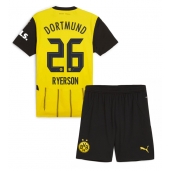 Borussia Dortmund Julian Ryerson #26 Hjemmebanetrøje Børn 2024-25 Kort ærmer (+ bukser)