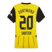 Borussia Dortmund Marcel Sabitzer #20 Hjemmebanetrøje Dame 2024-25 Kort ærmer