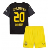 Borussia Dortmund Marcel Sabitzer #20 Udebanetrøje Børn 2024-25 Kort ærmer (+ bukser)