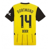 Borussia Dortmund Maximilian Beier #14 Hjemmebanetrøje 2024-25 Kort ærmer