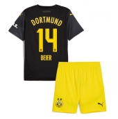 Borussia Dortmund Maximilian Beier #14 Udebanetrøje Børn 2024-25 Kort ærmer (+ bukser)