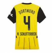 Borussia Dortmund Nico Schlotterbeck #4 Hjemmebanetrøje Dame 2024-25 Kort ærmer