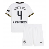 Borussia Dortmund Nico Schlotterbeck #4 Tredje trøje Børn 2024-25 Kort ærmer (+ bukser)